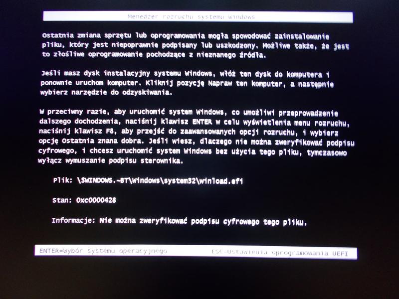 Rozwiązywanie problemów z uruchomieniem Windows