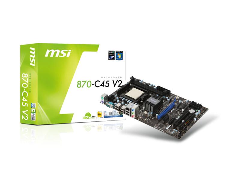 Kompatybilność GPU z płytą MSI 870-C45