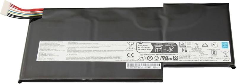 Sprawdzanie stanu baterii w laptopie MSI