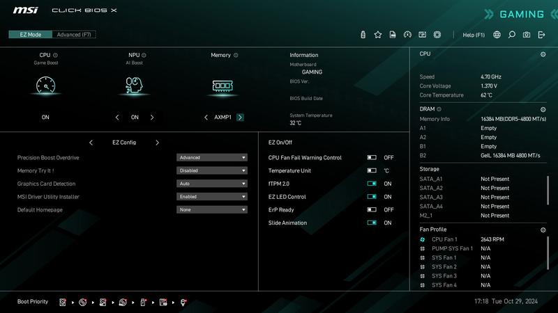 Krok po kroku reset BIOS