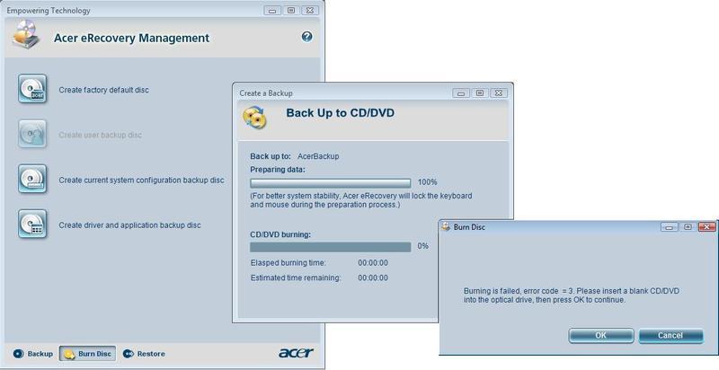 Pobieranie i instalacja Acer eRecovery