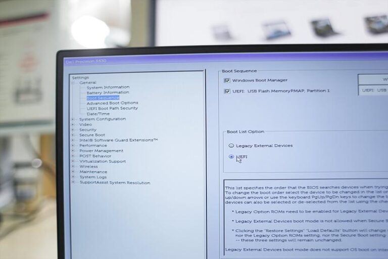 Jak szybko wejść do BIOS-u w Dell Inspiron i zoptymalizować ustawienia?